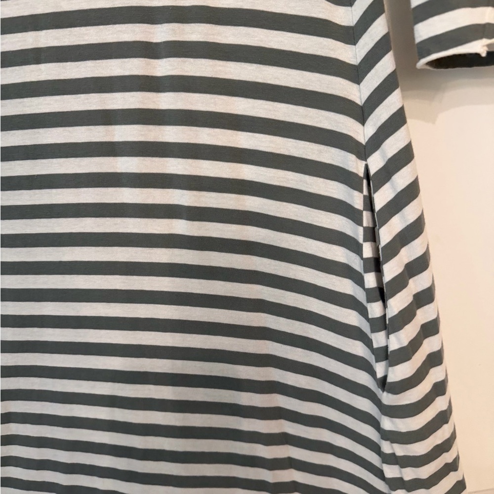 Labo.Art Gray Striped Women's Dress - Picture 5 of 5
